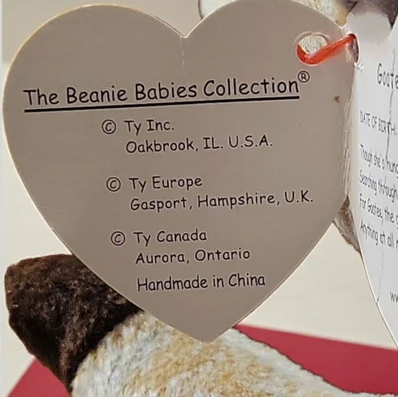 RARE Retired Vintage 1998/1999 TY Goatee Beanie Baby Goat TAG ERRORS - Picture 11 of 11